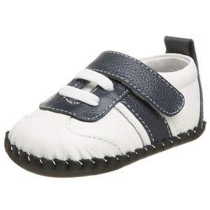 Pediped Aidan White/Navy Sneaker